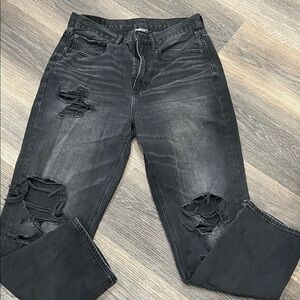 (19) American Eagle wide leg Jeans